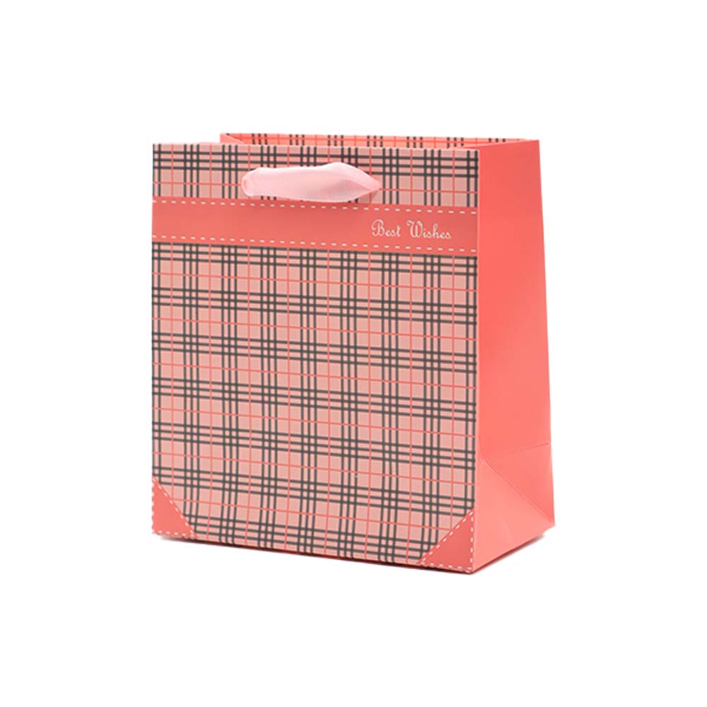 Gift Paper Bag Checkbox 14x15cm Extra Small