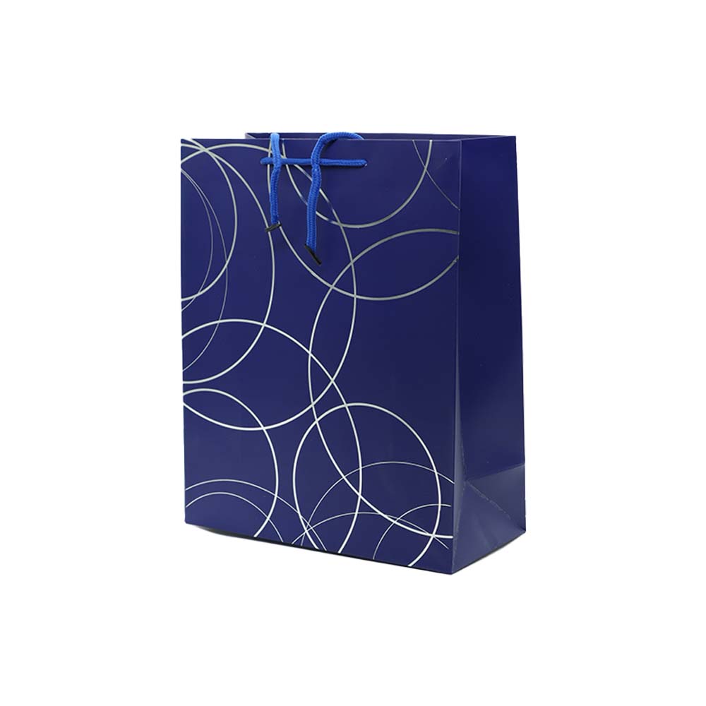 Gift Paper Bag Cirlces 26x32cm Meduim