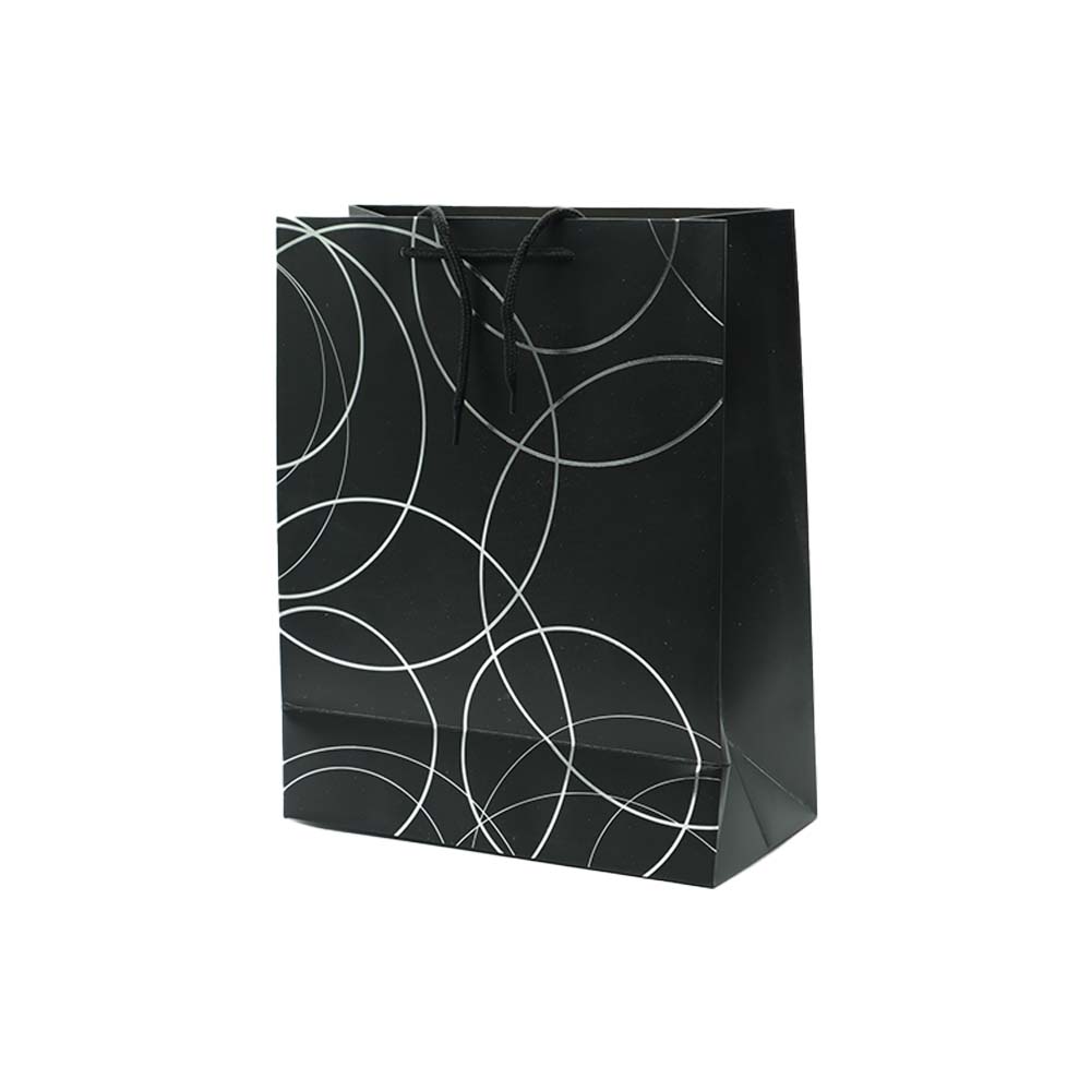 Gift Paper Bag Cirlces 26x32cm Meduim