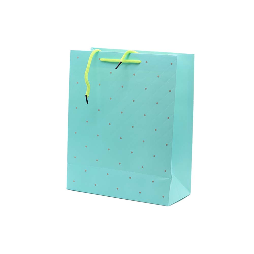 Gift Paper Bag Dots 26x32cm Meduim