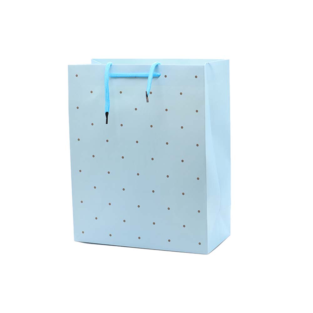 Gift Paper Bag Dots 26x32cm Meduim