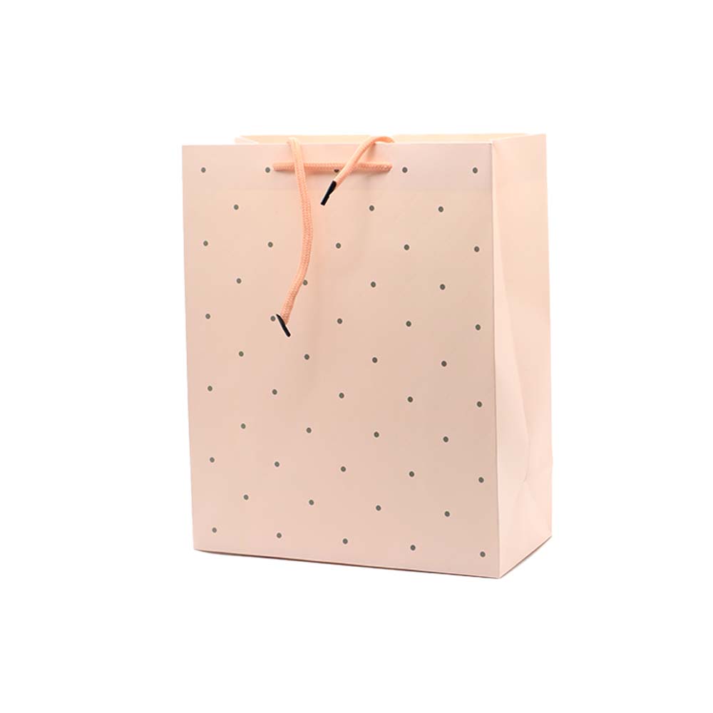 Gift Paper Bag Dots 26x32cm Meduim