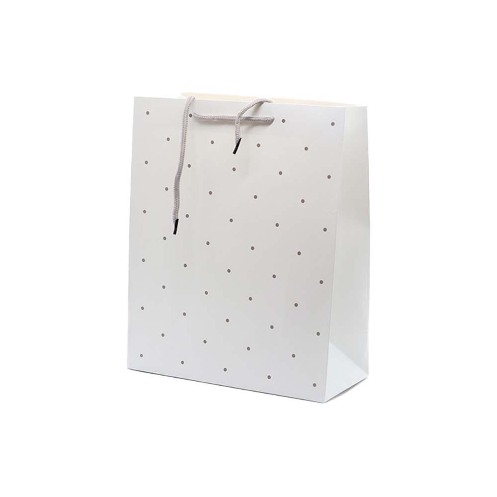 Gift Paper Bag Dots 26x32cm Meduim