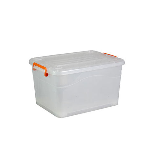 15L Storage Utility Container Box Clip Lock Handle & Wheel Assorted Nu Ware