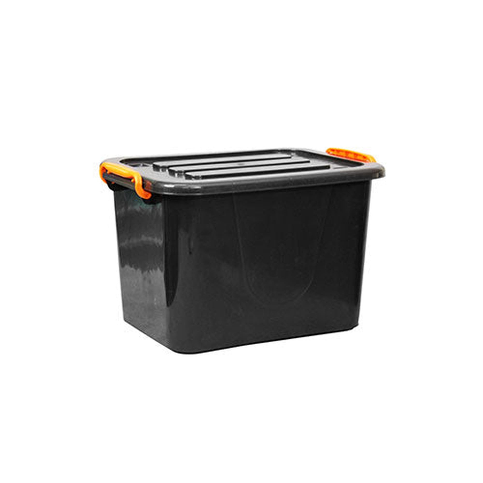 30L Storage Utility Container Box Clip Lock Lid & Wheels Nu Ware