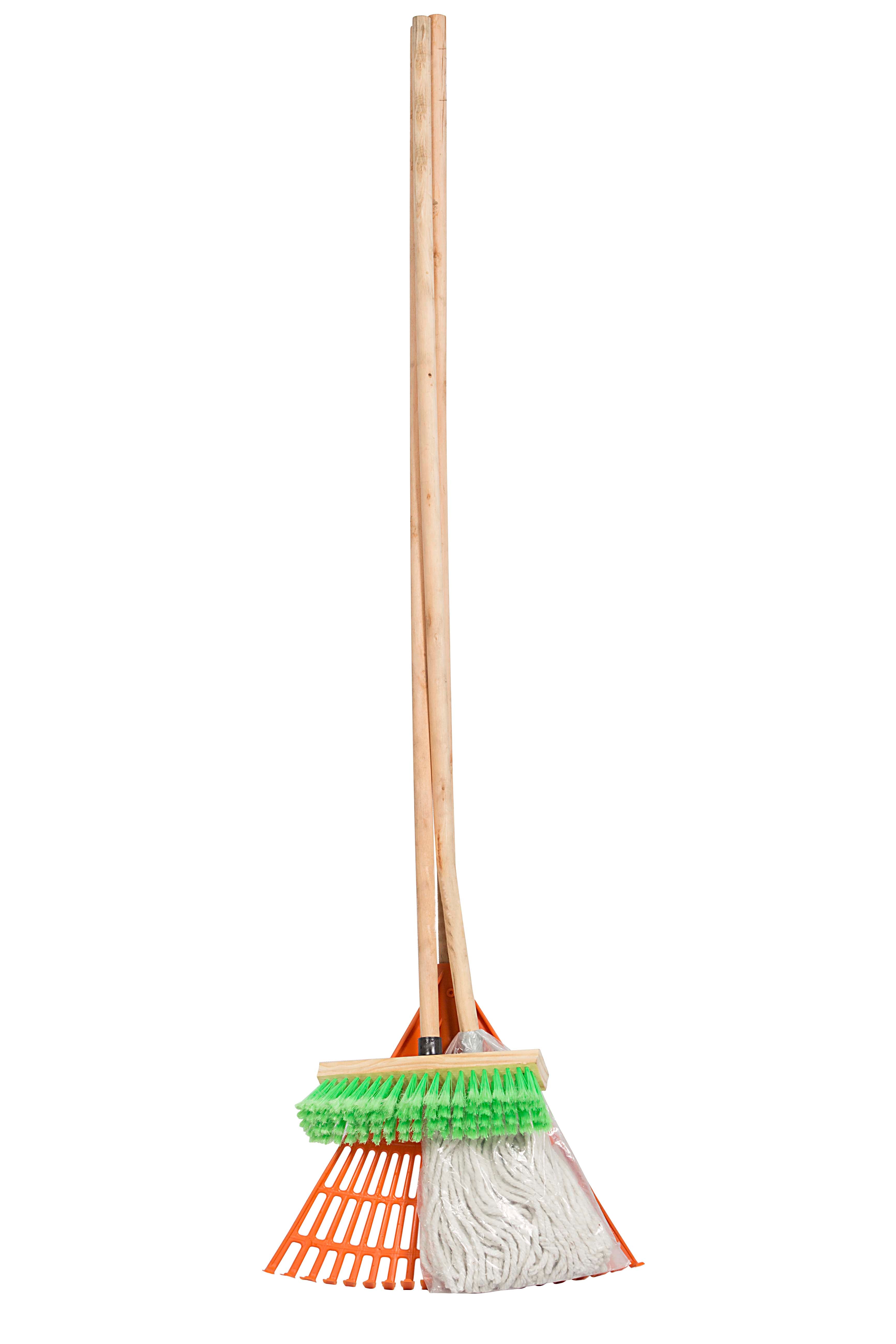 House Cleaning Garden Mop / Rake / Broom Combo