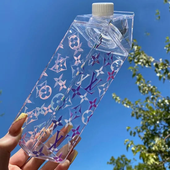 Milk Carton 500ml Acrylic Plastic Bottle