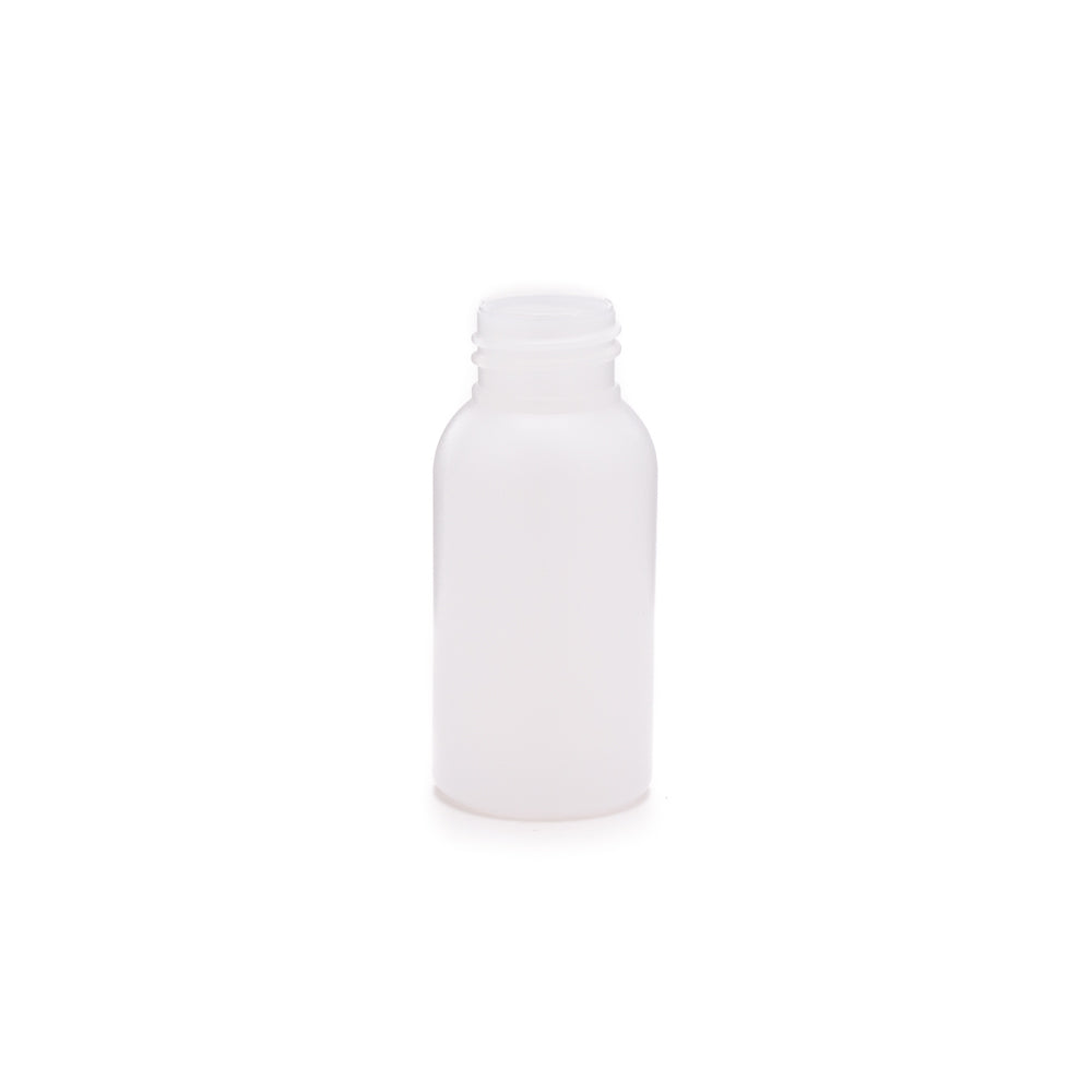 50ml Dropper Shape Bottle Plastic Boston with Black Spout - No Spill Bottle