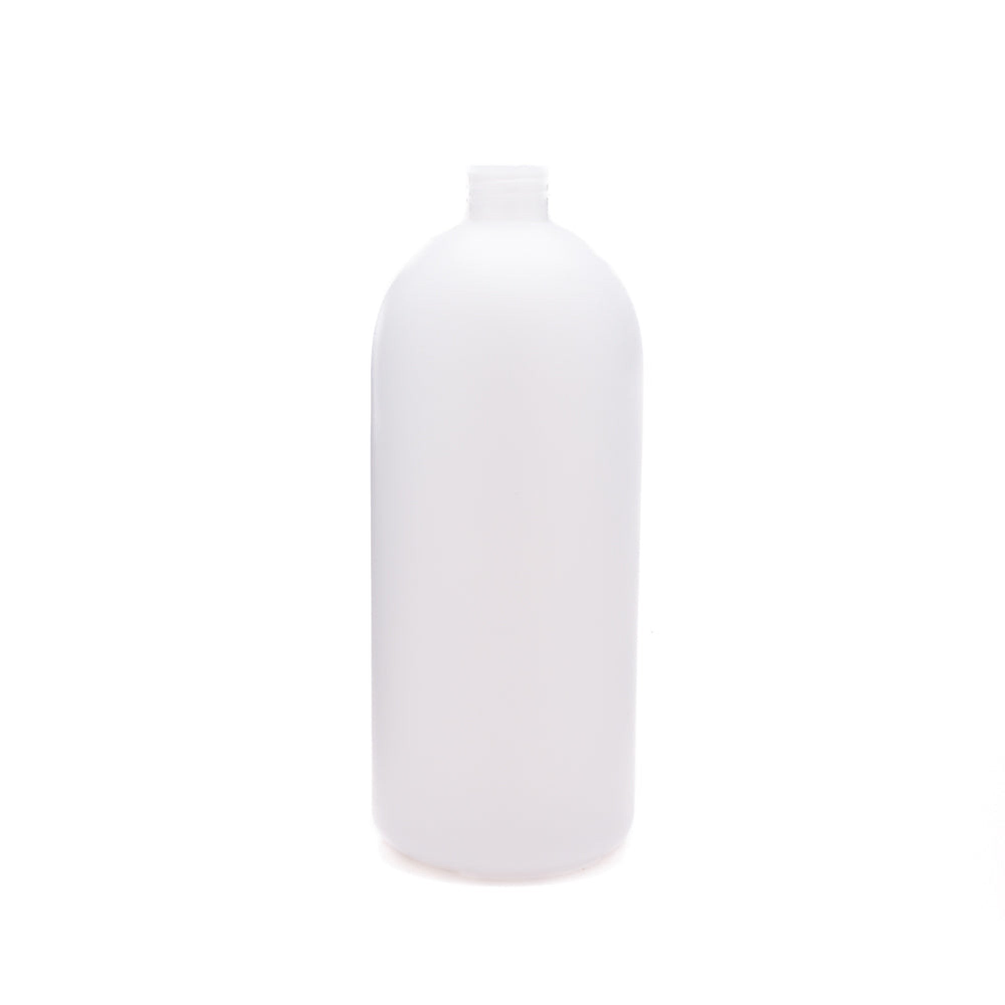 1L HDPE Plastic Boston Bottle with Lid PE1000BTL