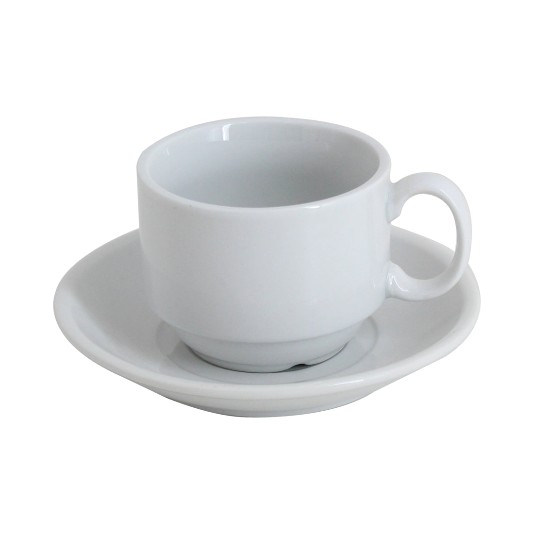 White Cup and Saucer HSm-BDI KT330