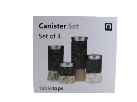 Glass Canister 4pc Gl2797/96