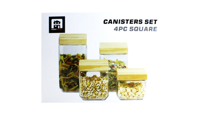 Canister 4 Pack Square GL2839