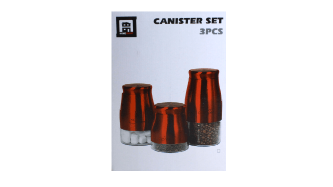 Canister Set 4 pack Colour GL2844