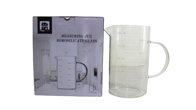 Regular sizes 1L 1.5L 2L 3L heat resistant borosilicate glass pitchers with  plants printing