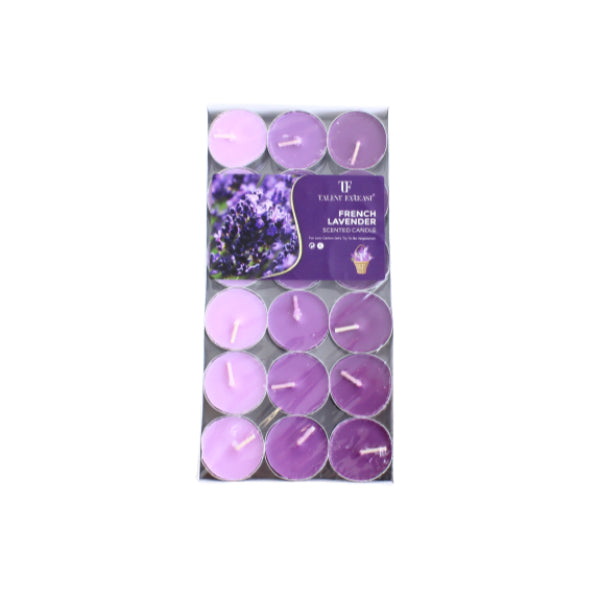 Tealight Candles Purple 3.5x2cm 36pc