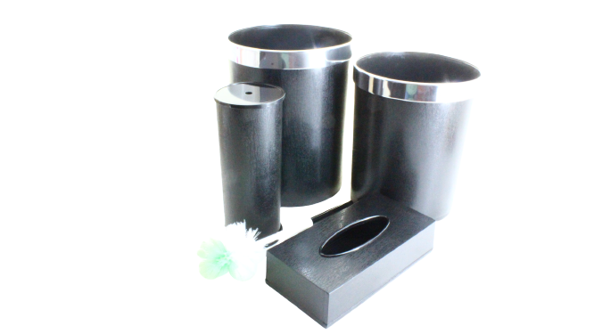 Dustbin 12L with Tissue Holder with Brush XHS043
