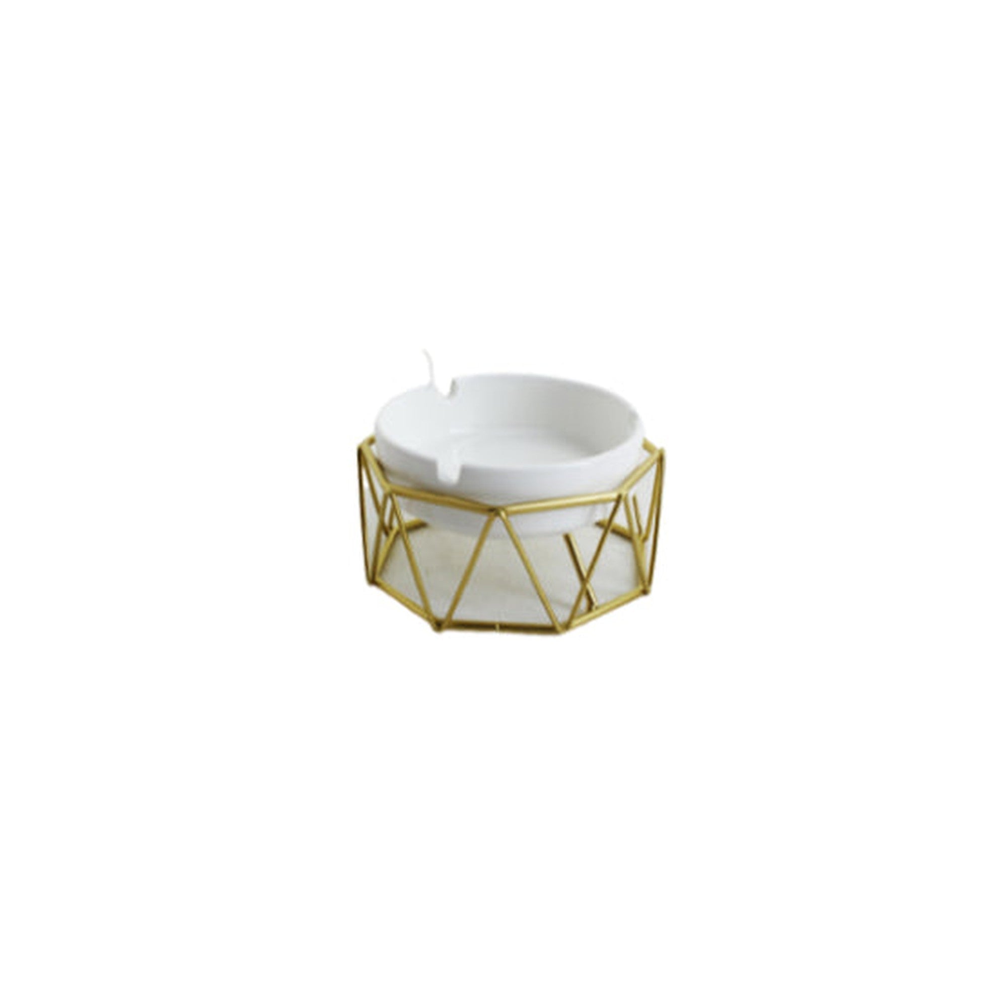 Ashtray Stand Gold Porce xkd011