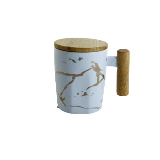 Coffee Mug Porcelain with Lid