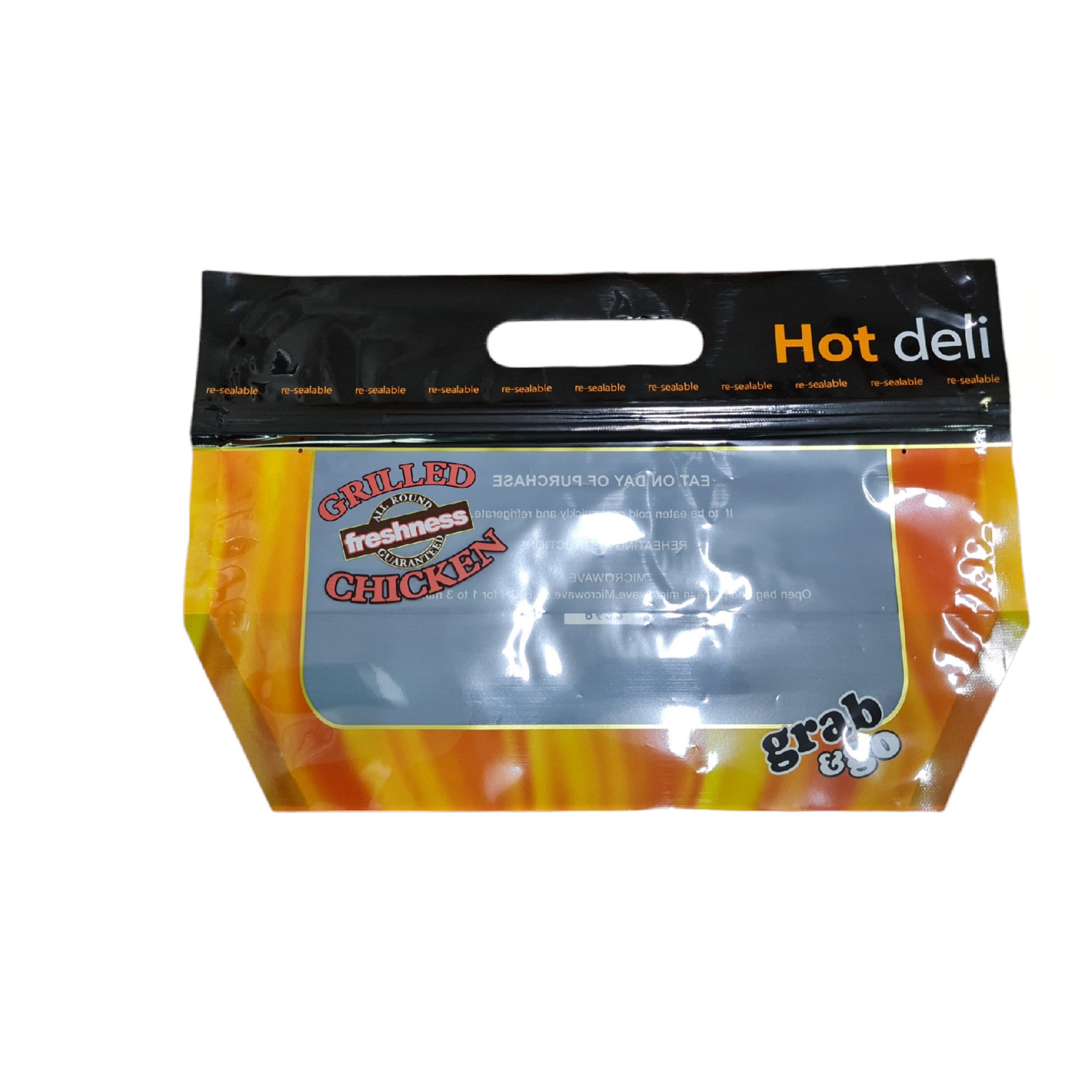 Chicken Rotisserie Zip Bag -  Chicken Roti  PP Bag 5pack