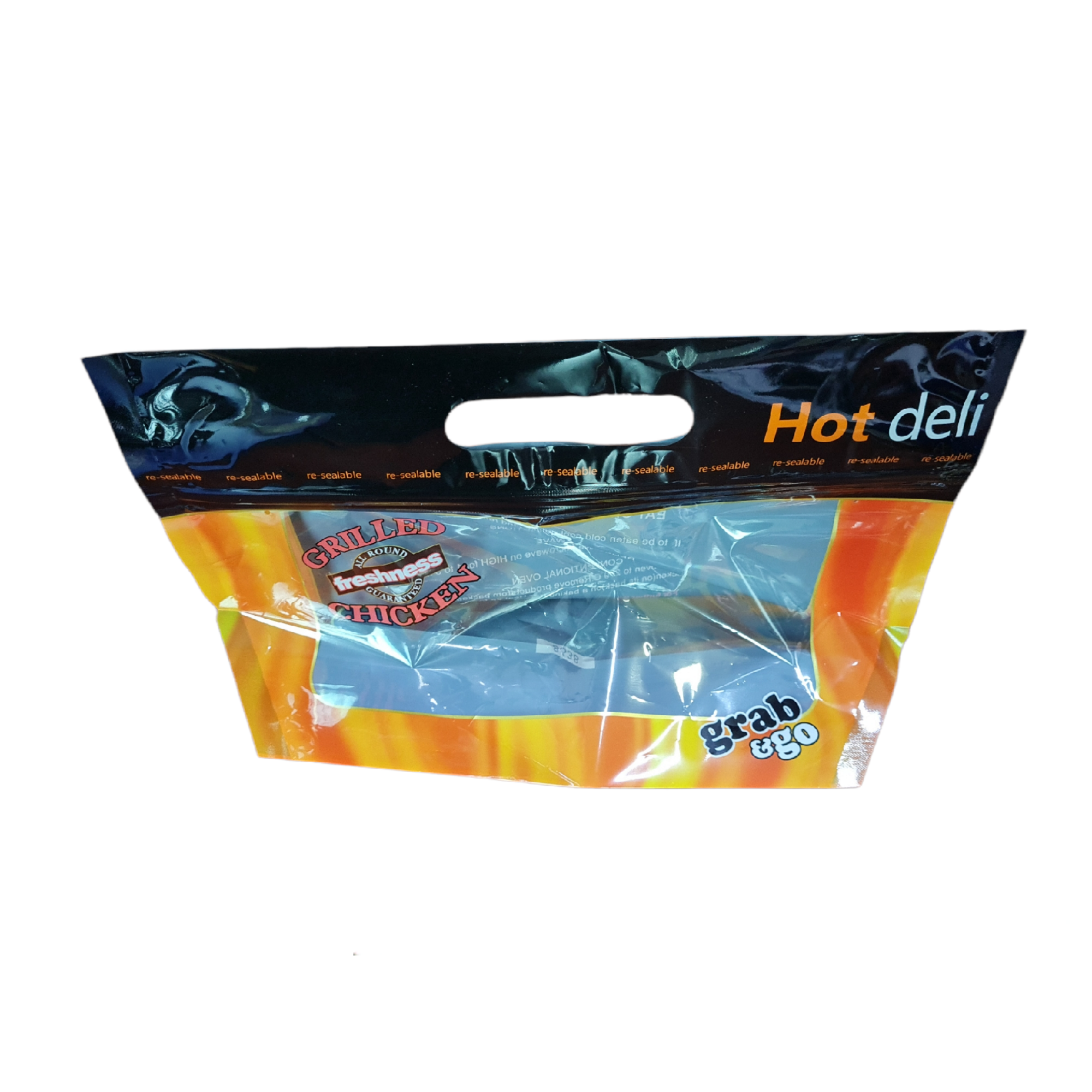 Chicken Rotisserie Zip Bag -  Chicken Roti  PP Bag 5pack