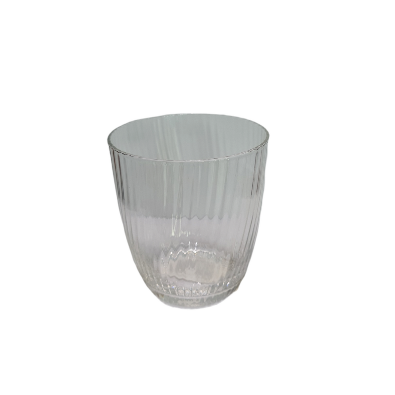 Pasabahce Glass Tumbler Ribbed Pattern Whisky 39722