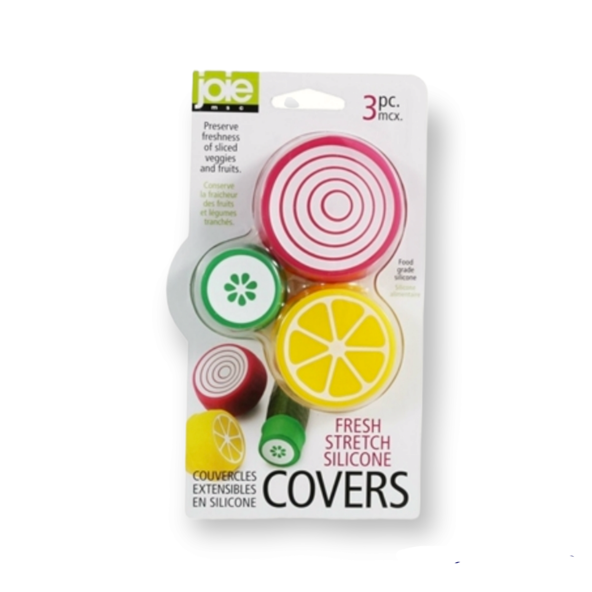 Joie Fresh Stretch Silicone Covers 3pack Card 15745
