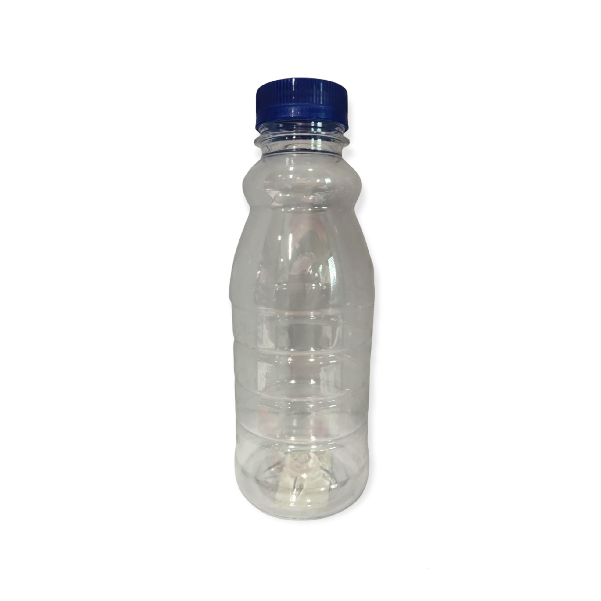 500ml Plastic Bottle Round Clear with Lid 10pack