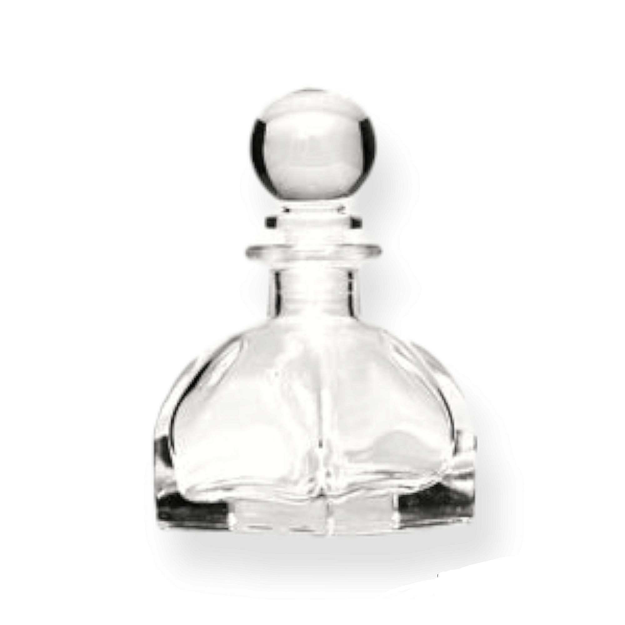 Regent Glass Perfume Bottle 50ml with Ball Stopper 10772