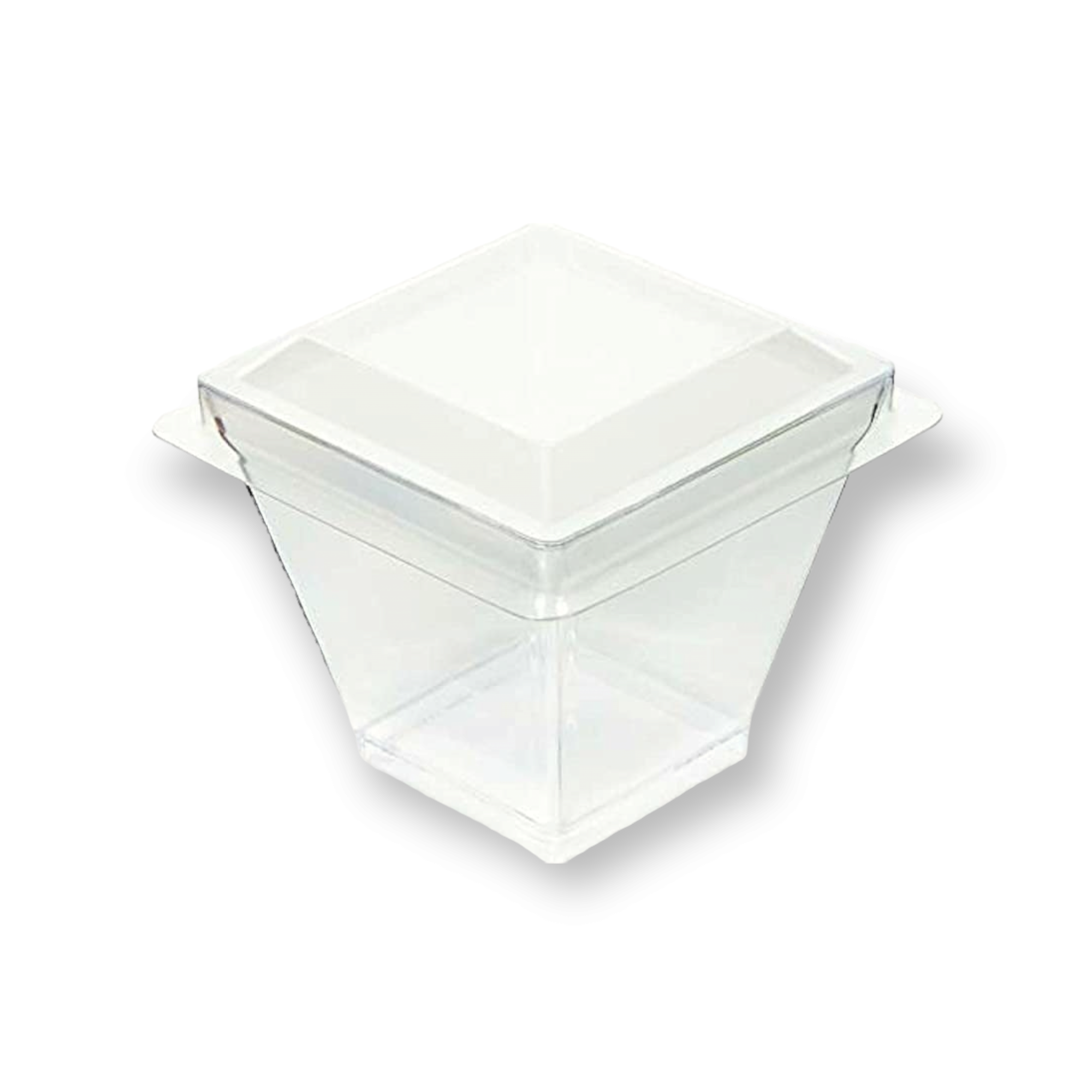 Acrylic Mini Dessert Cup 125ml with Lid 40pack