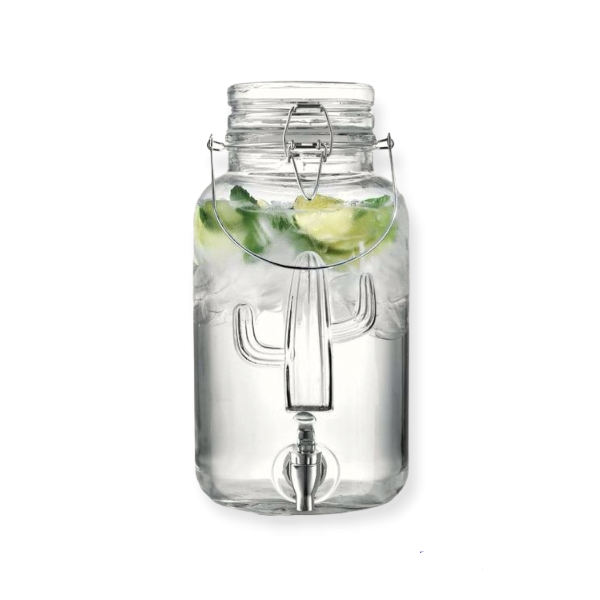 Regent Glass Beverage Dispenser 3.75L Emboss Assorted Design 27162