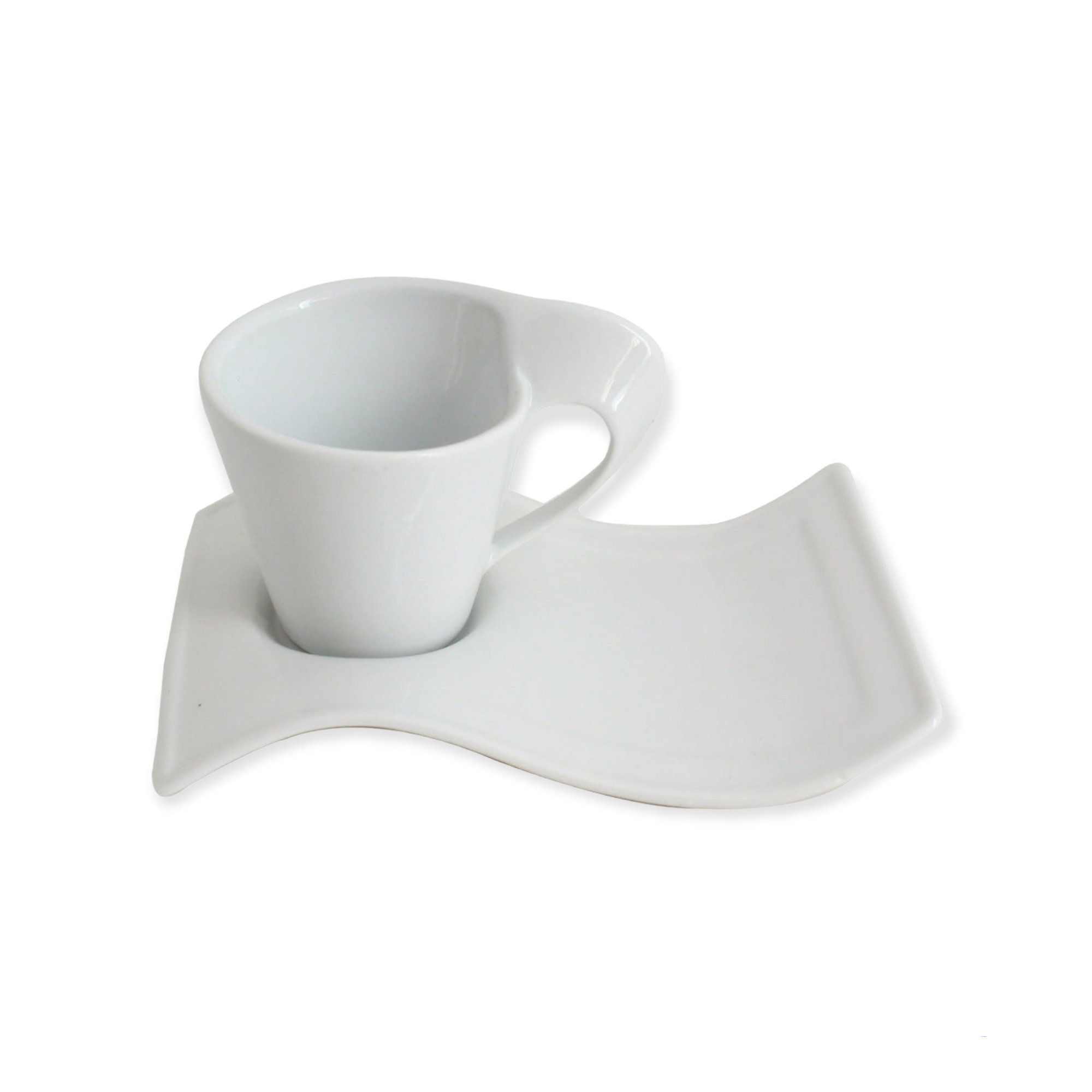 Wavy Cup & Saucer Set 230ml