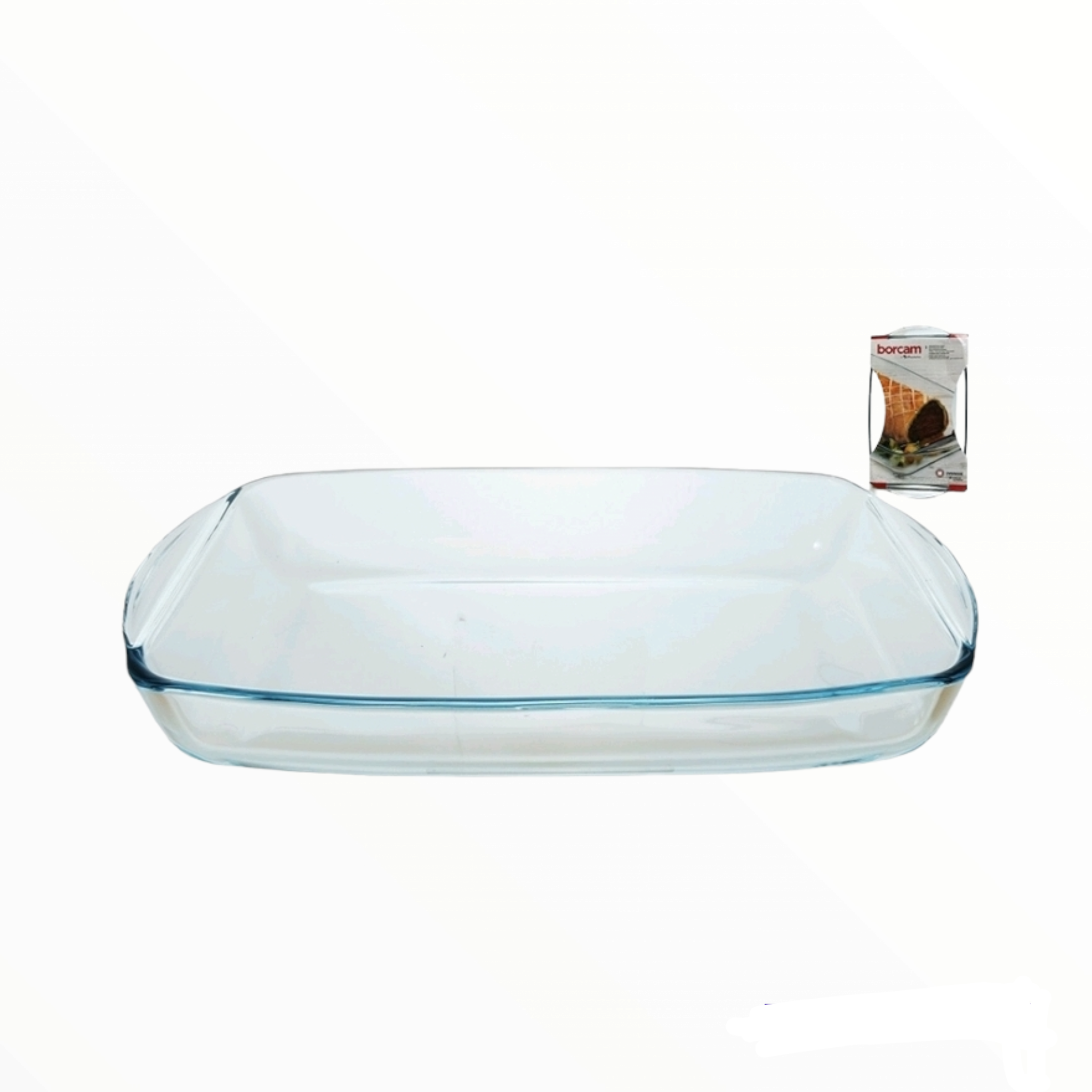 Borcam Glass Serving Dish Roaster Rectangle 330x180x50cm 23064