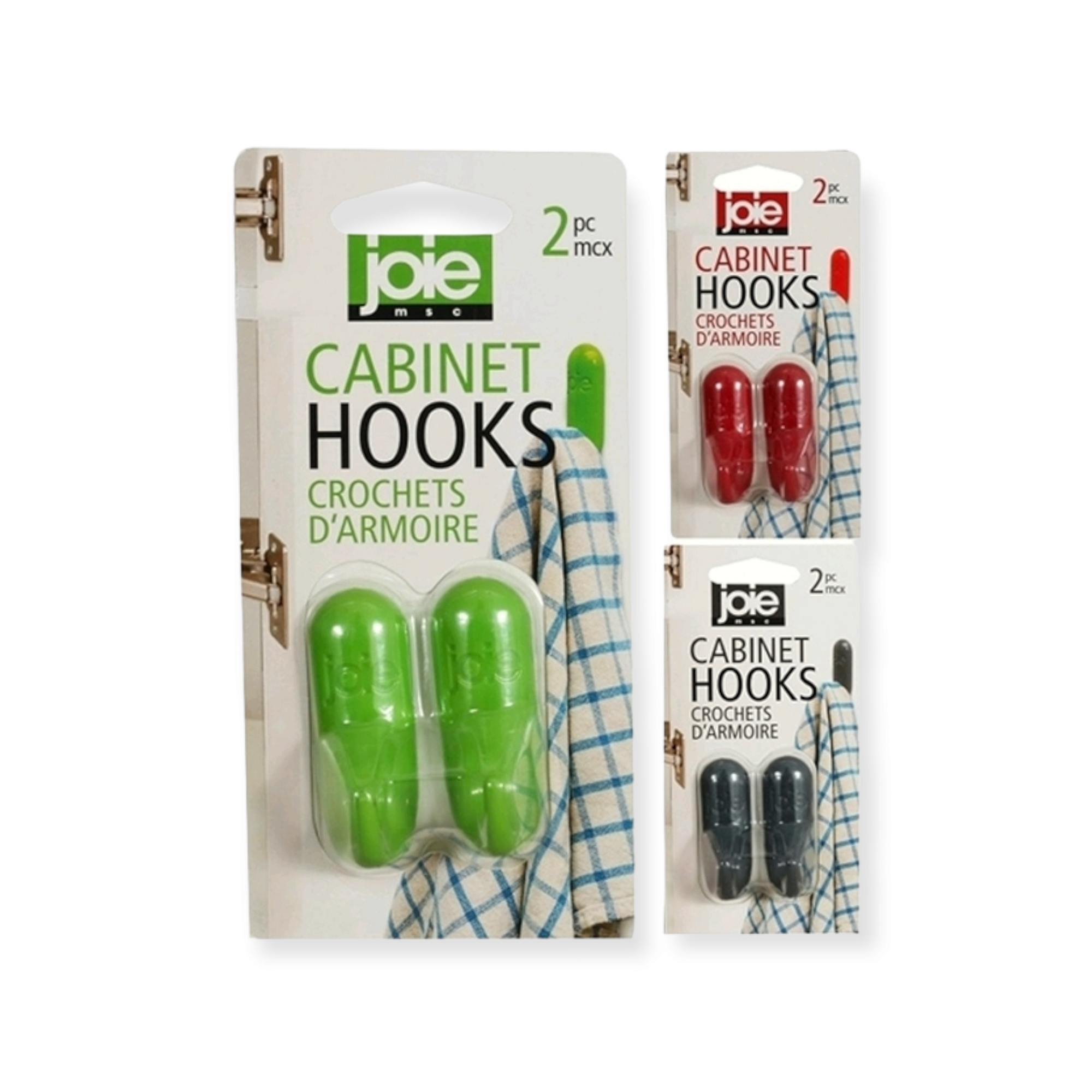 Joie Cabinet Hook 2Pcs Assorted 14083