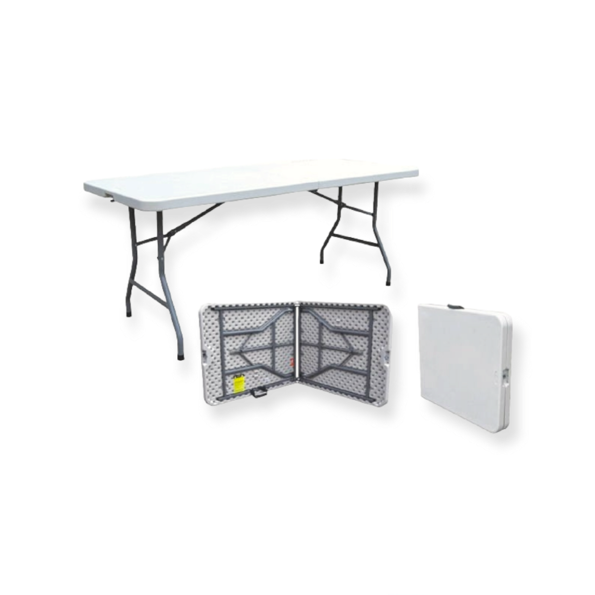 1.5m Folding Trestle Plastic Table 5ft