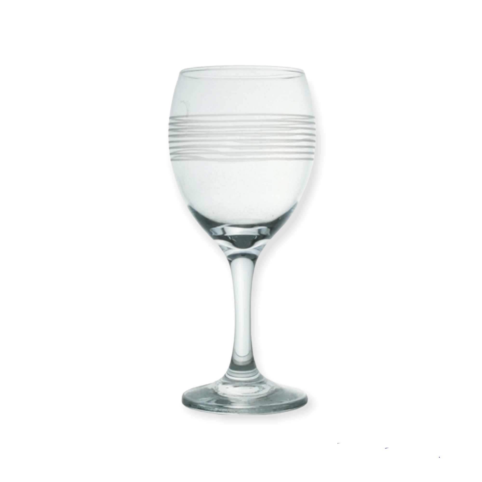Pasabahce Glass Tumbler 200ml White Wine Stripe 40990