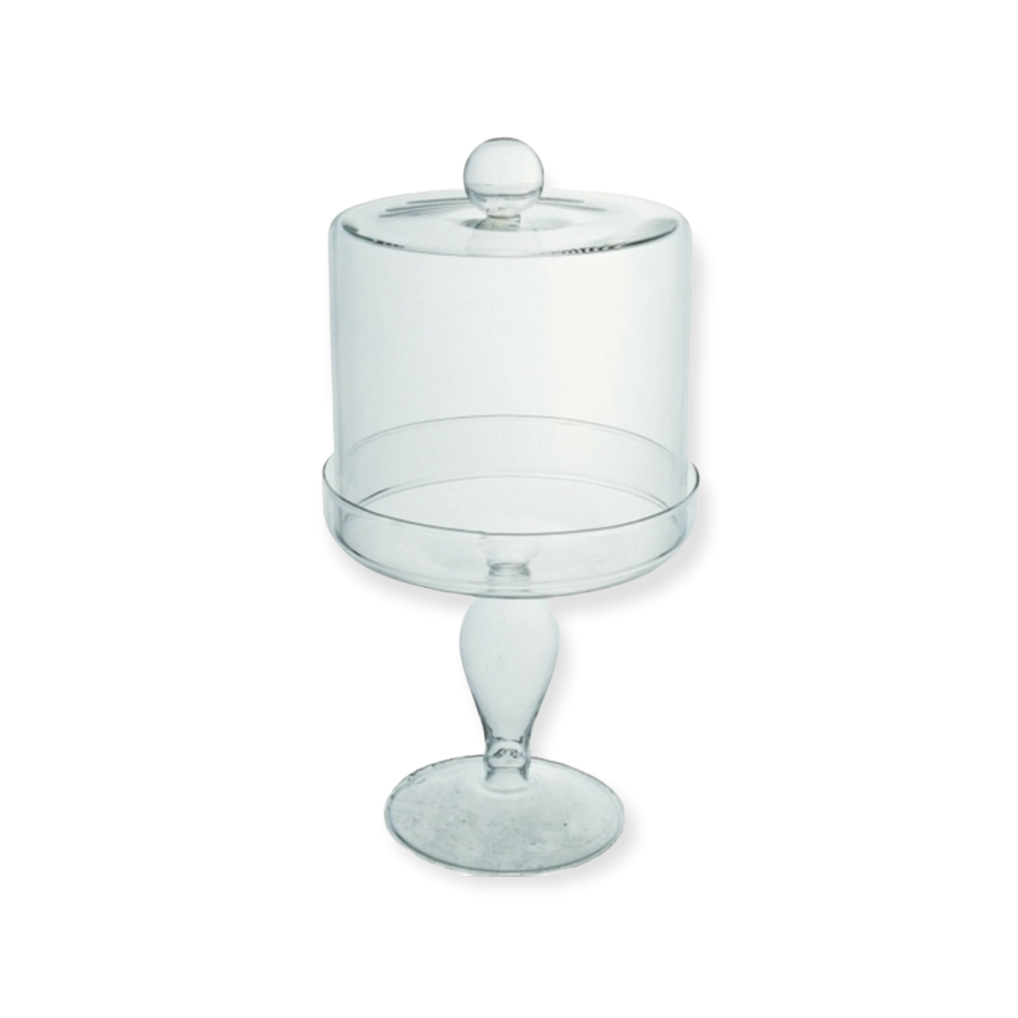 Pasabahce Patisserie Cupcake Serving Stand with Glass Dome Lid 12x32cm 34551