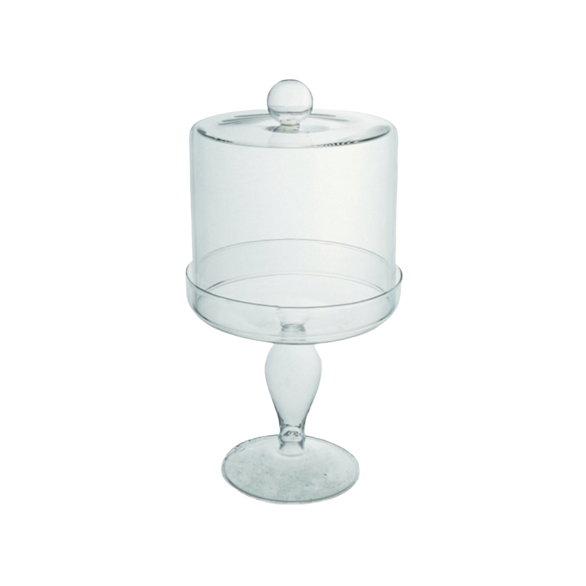 Pasabahce Patisserie Cupcake Serving Stand with Glass Dome Lid 12x32cm 34551