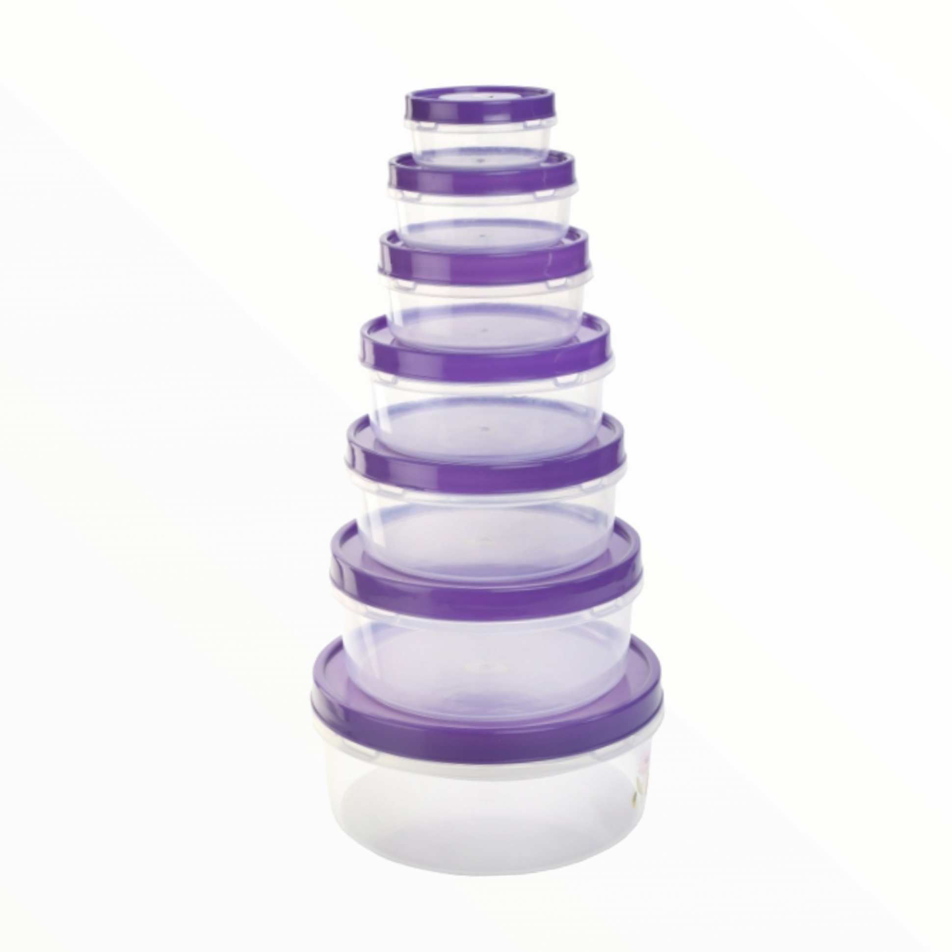 Plastic Container Floral Prince 7Pcs 7580