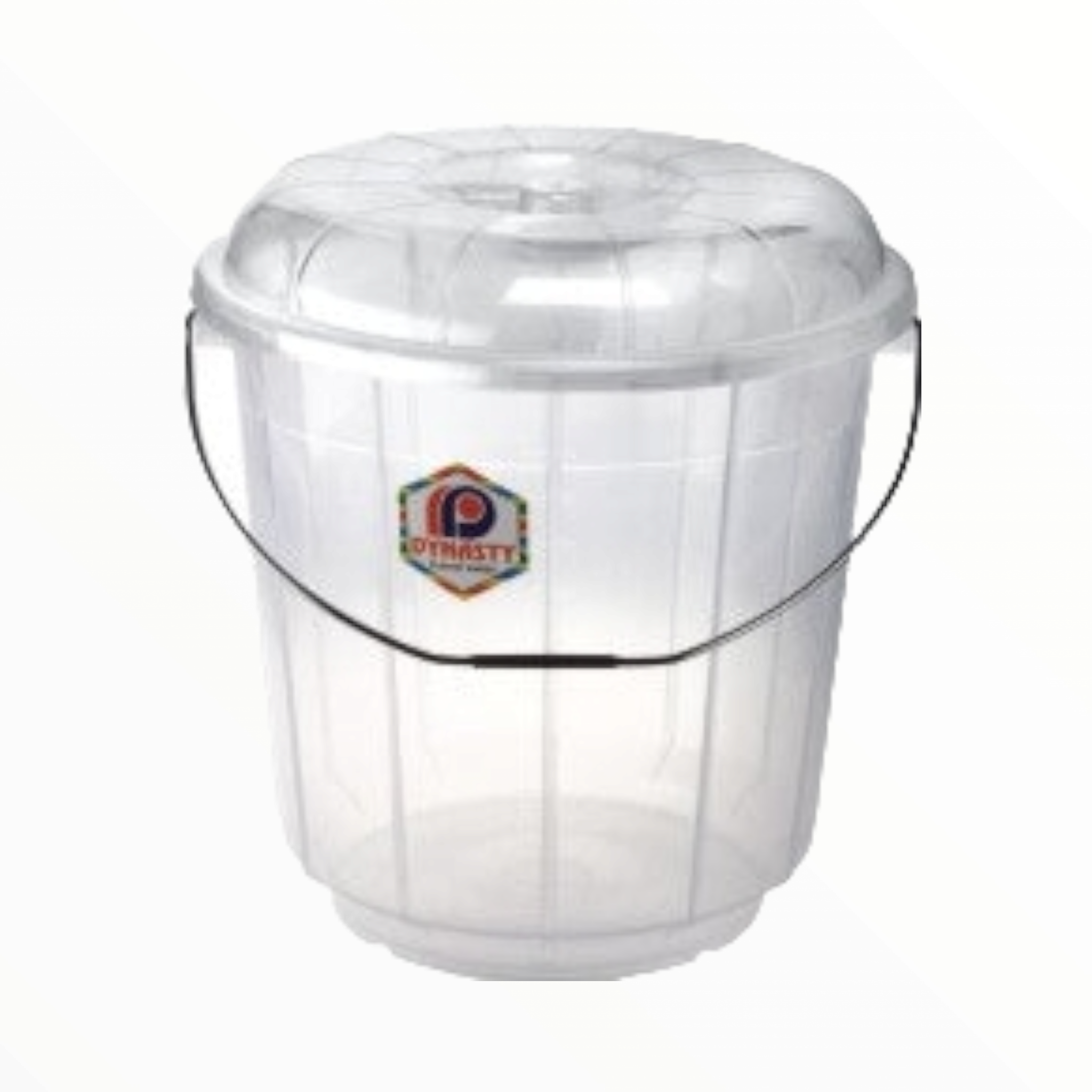 Plastic Bucket 13L Frosty with Lid 0013W