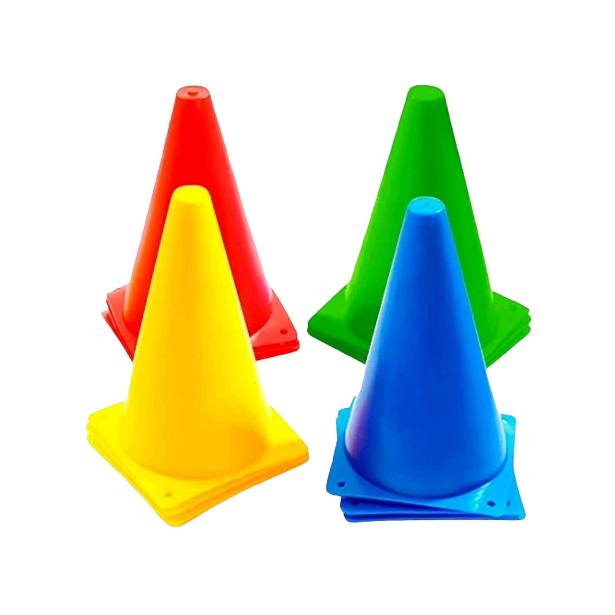 Multicolored Triangle Sports Training-Traffic Cones