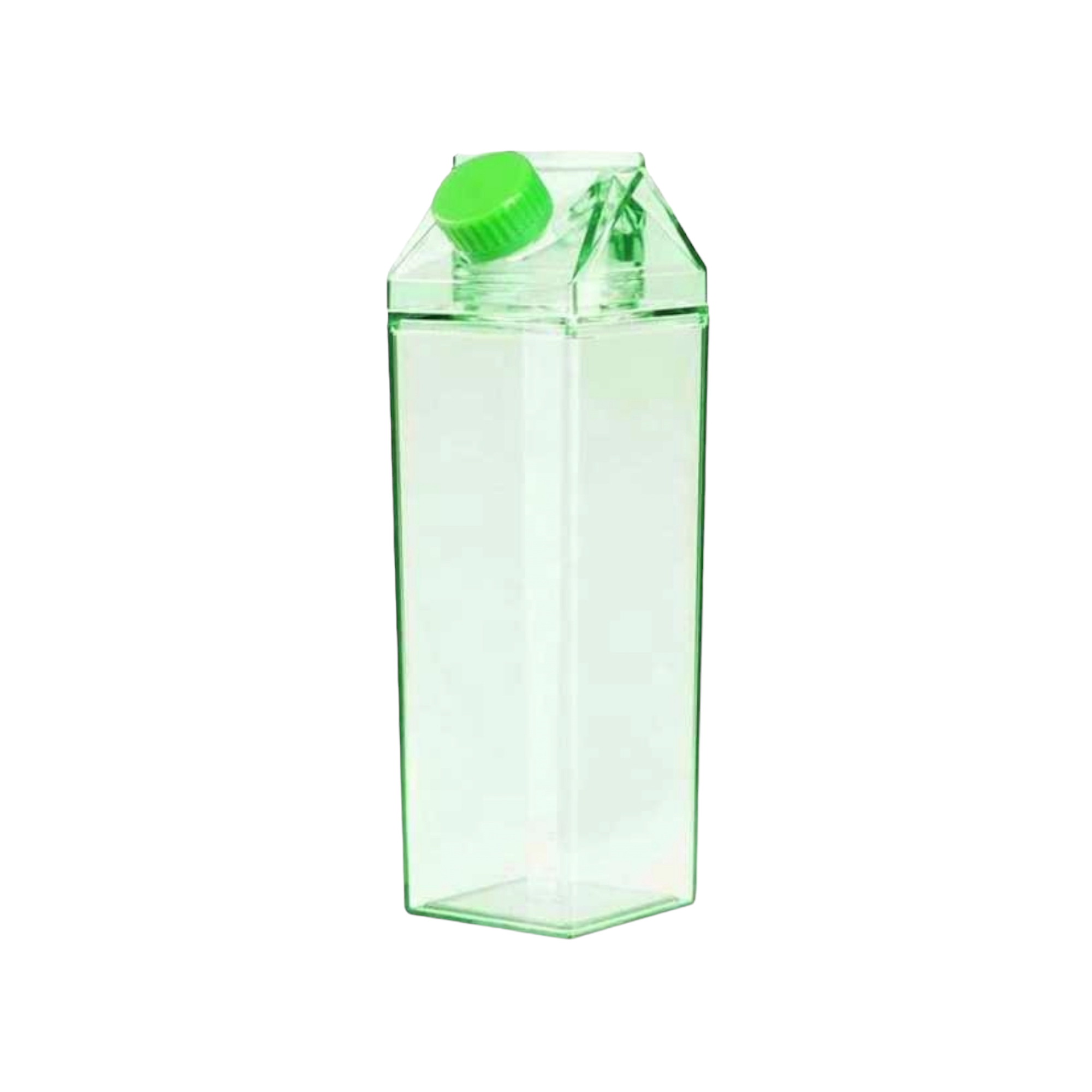 Milk Carton 500ml Acrylic Plastic Bottle