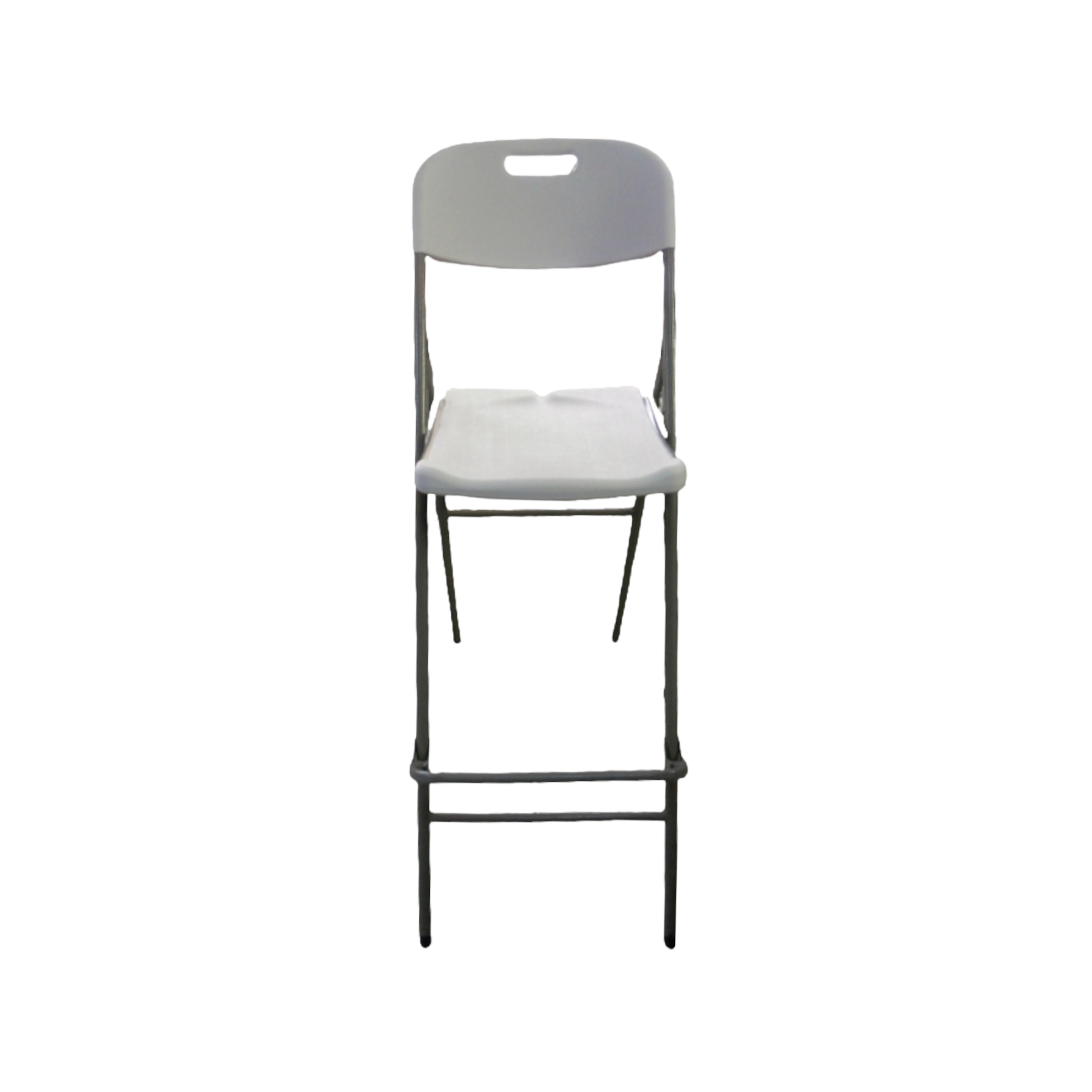 Folding Bistro Chair White 57x46x112cm