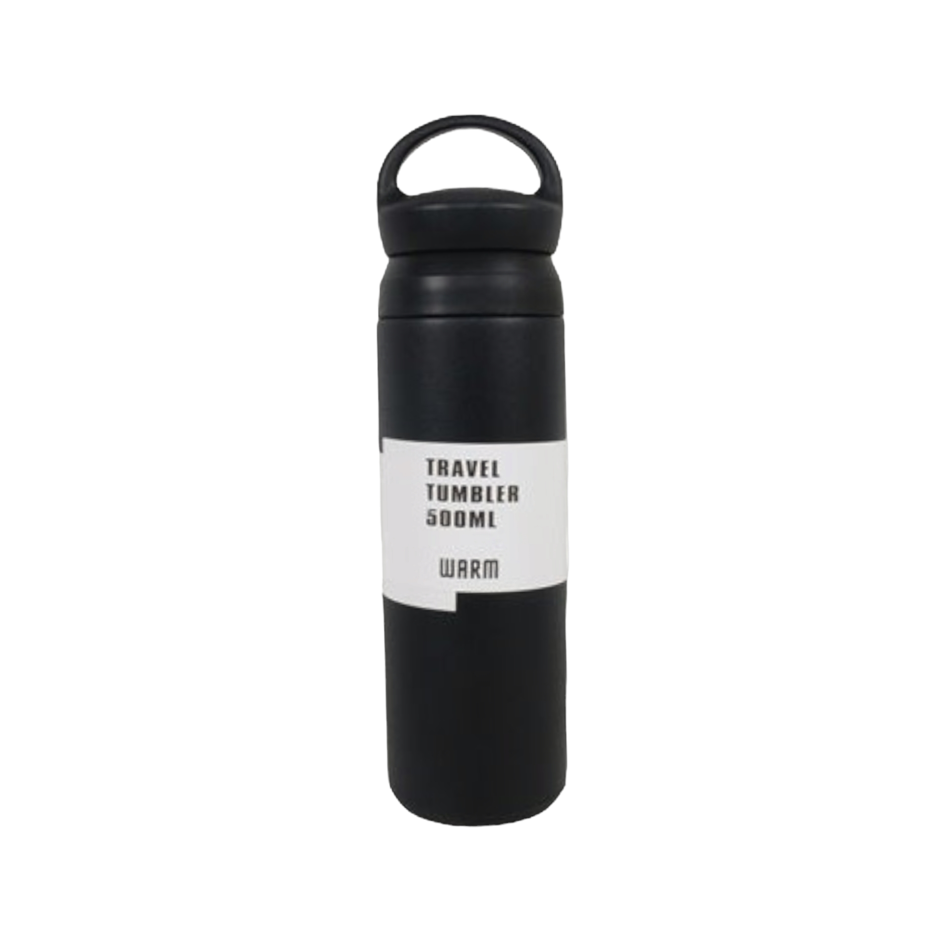 Vacuum Travel Flask 500ml Double Wall Stainless Steel Hoop Handle 35022