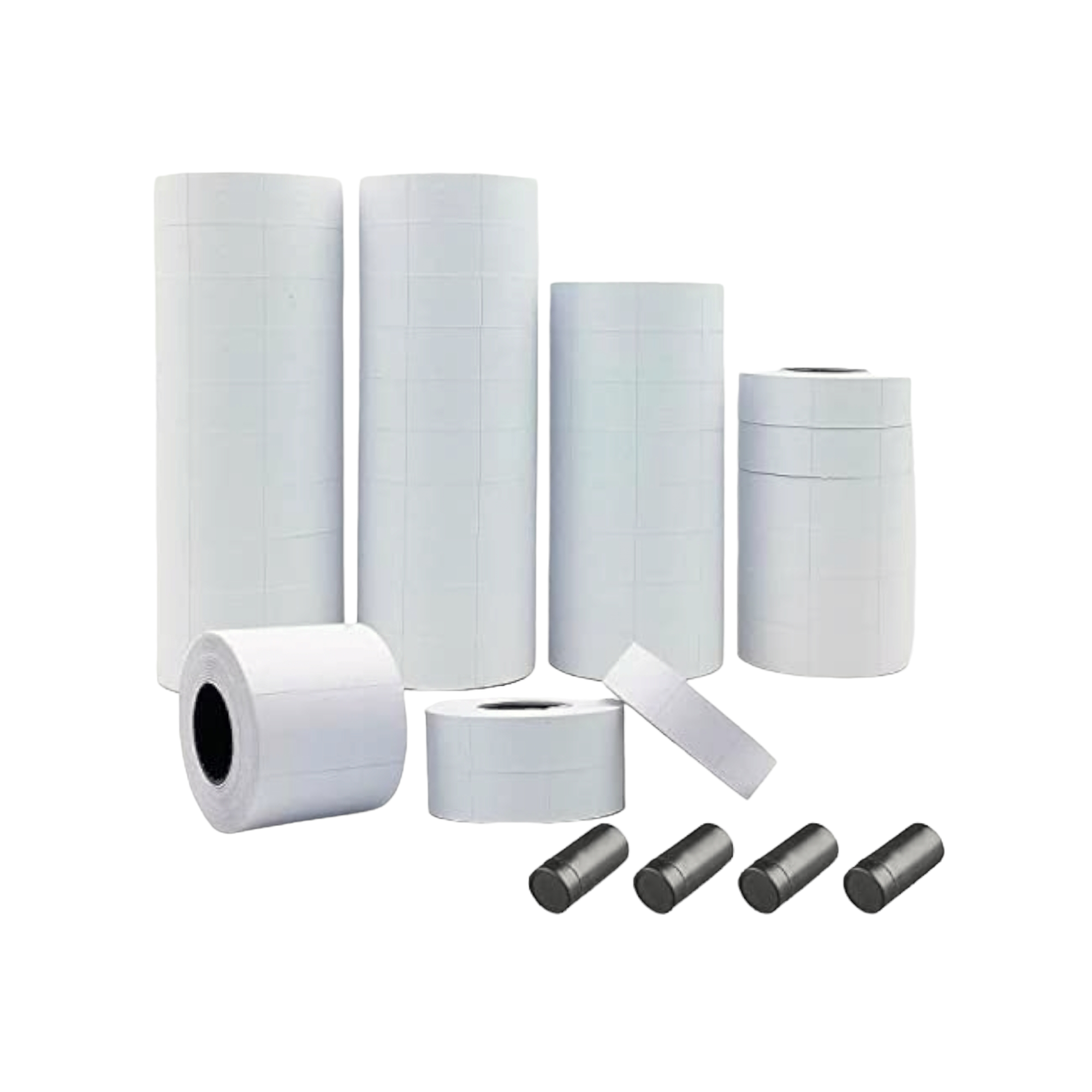 Double line Price Label Roll White 22x11mm 500pc