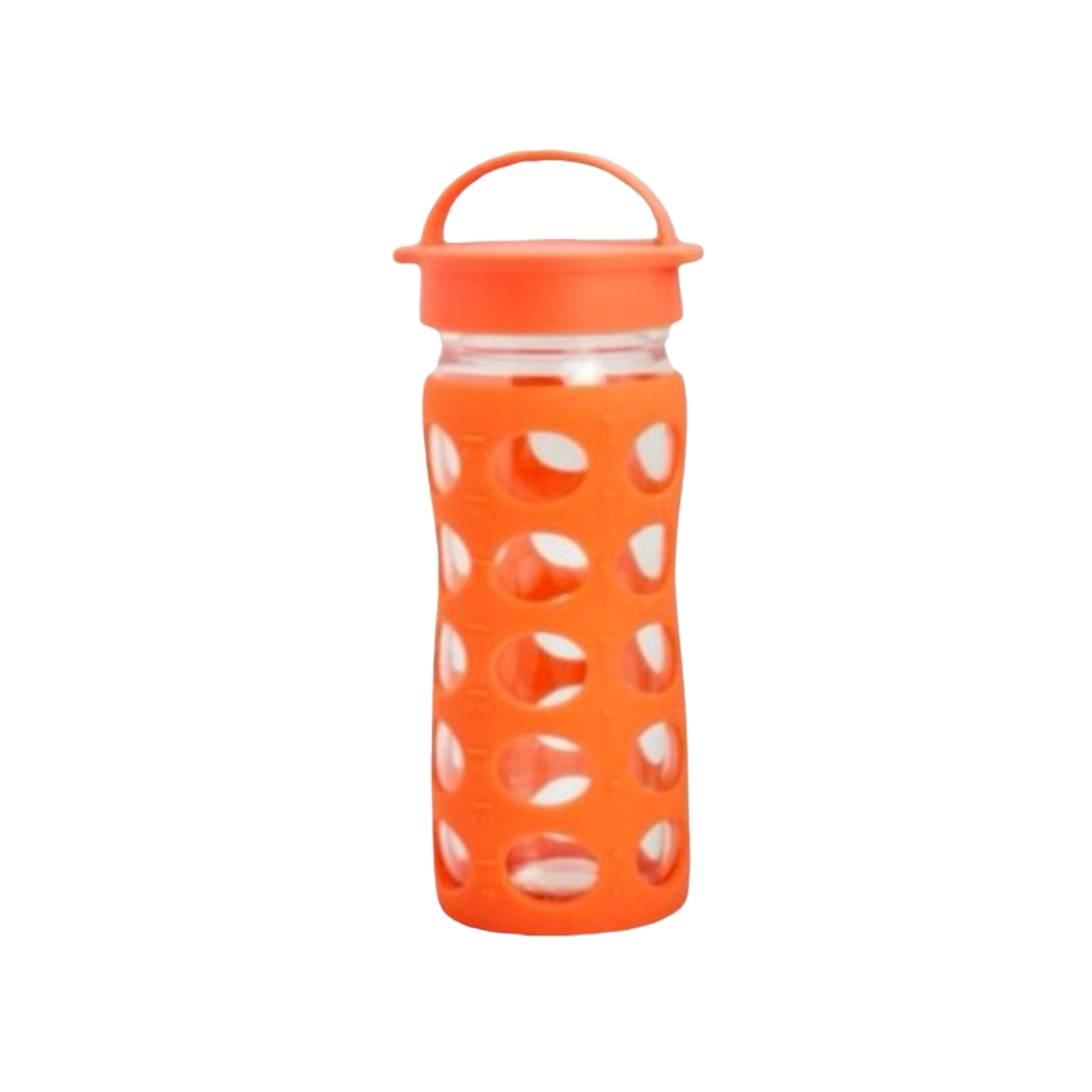 Regent Glass Drinking Bottle with Colored Silicone Sleeve 450ml 26103