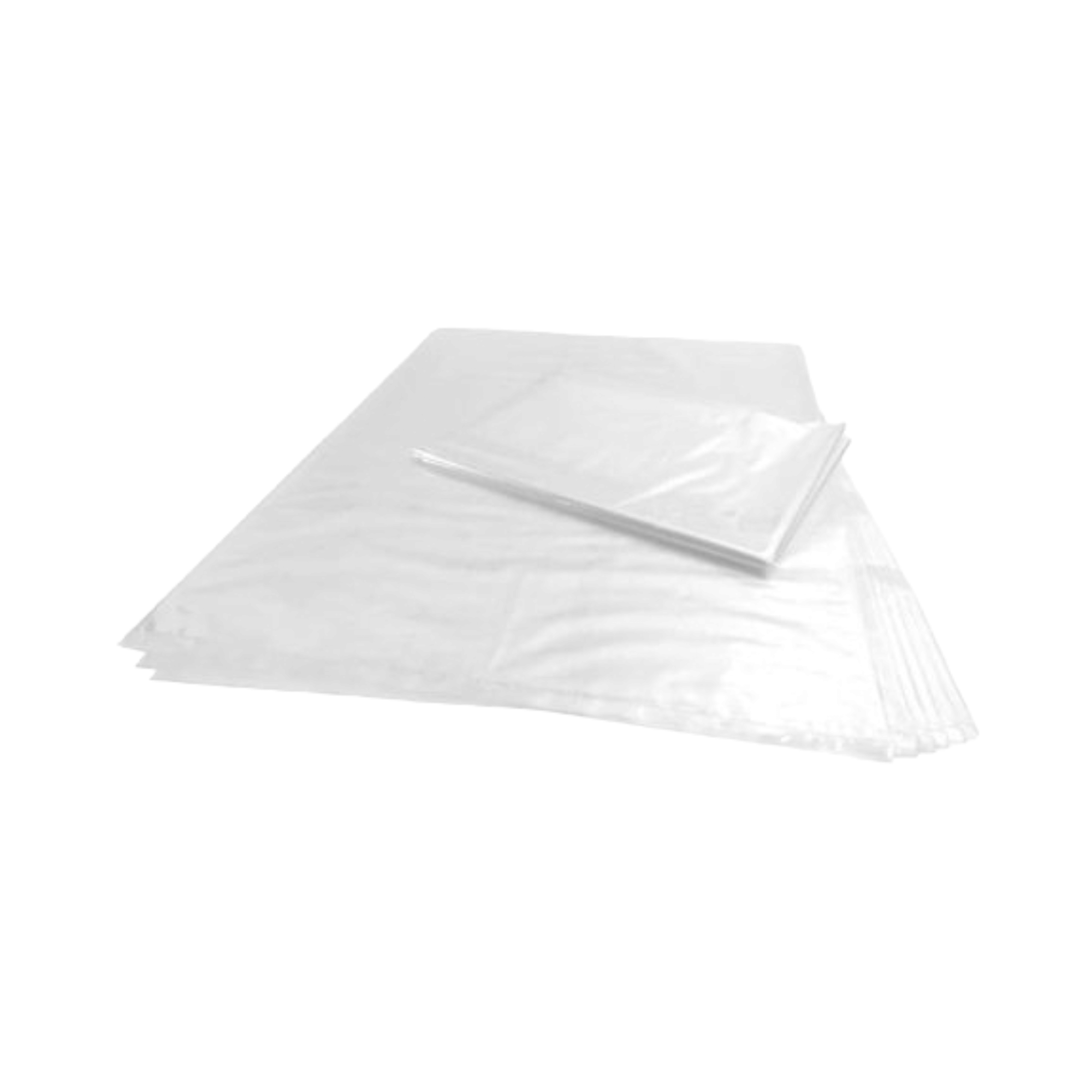 Plastic Packing Bag 550x1000mm 50microns Clear Bailer Bag 100pack