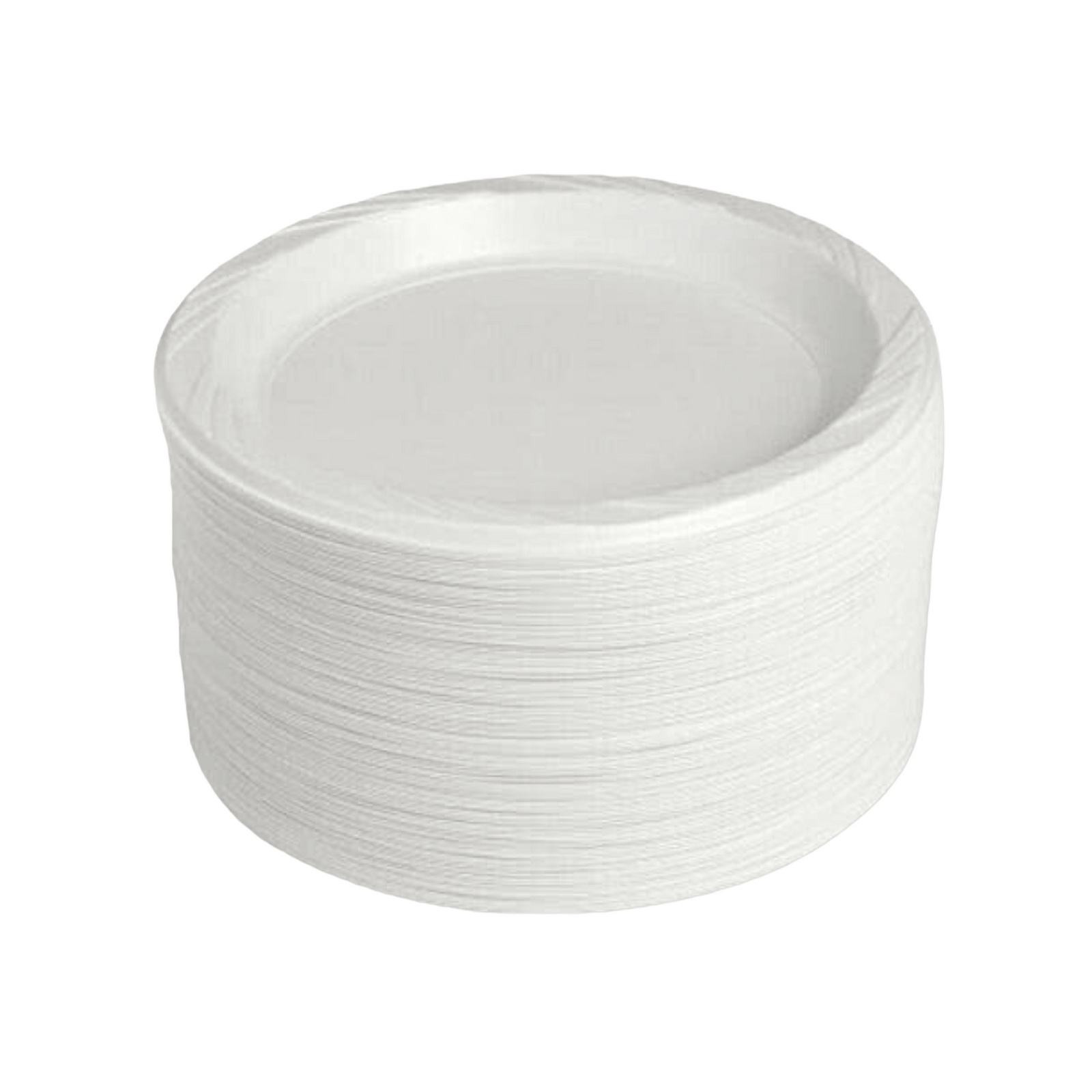 Disposable Plates White Plastic Sunshine 22cm 100pack