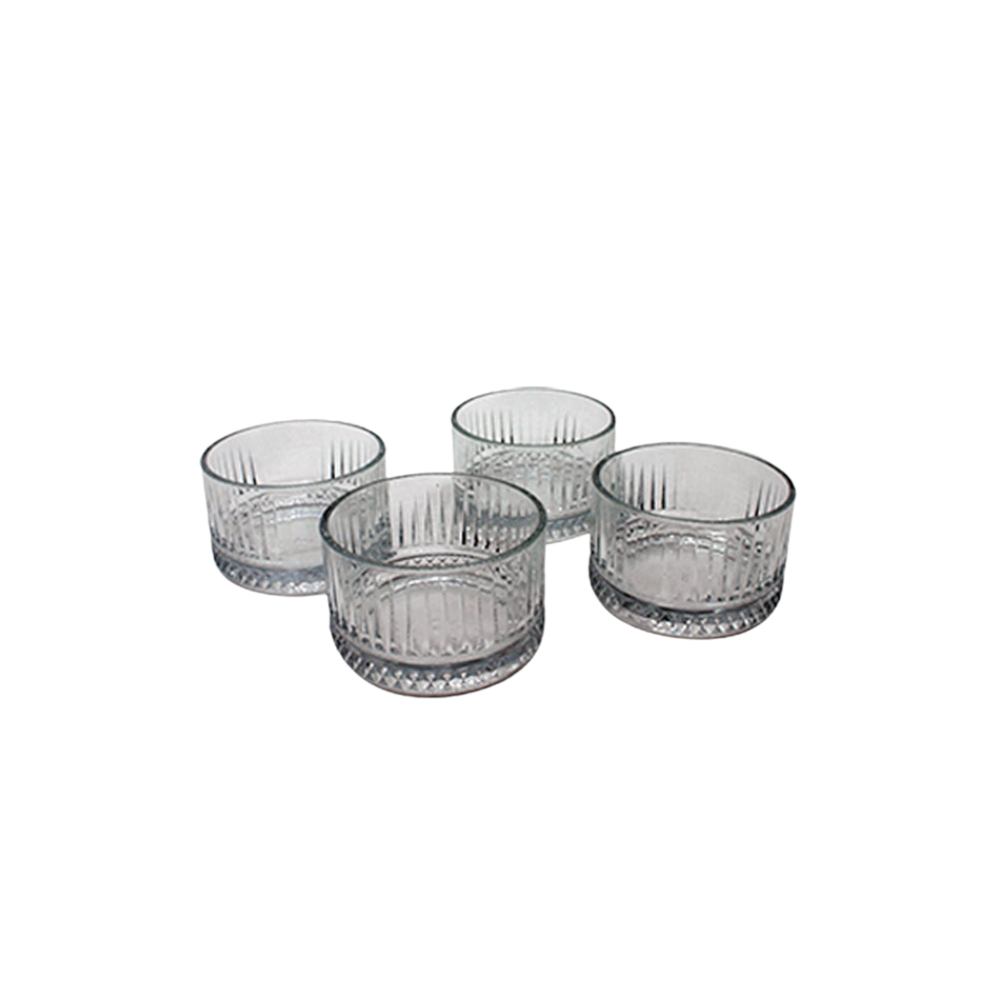 Pasabahce Elysia Glass Dessert Ice Cream Bowl 4pack 23937-1