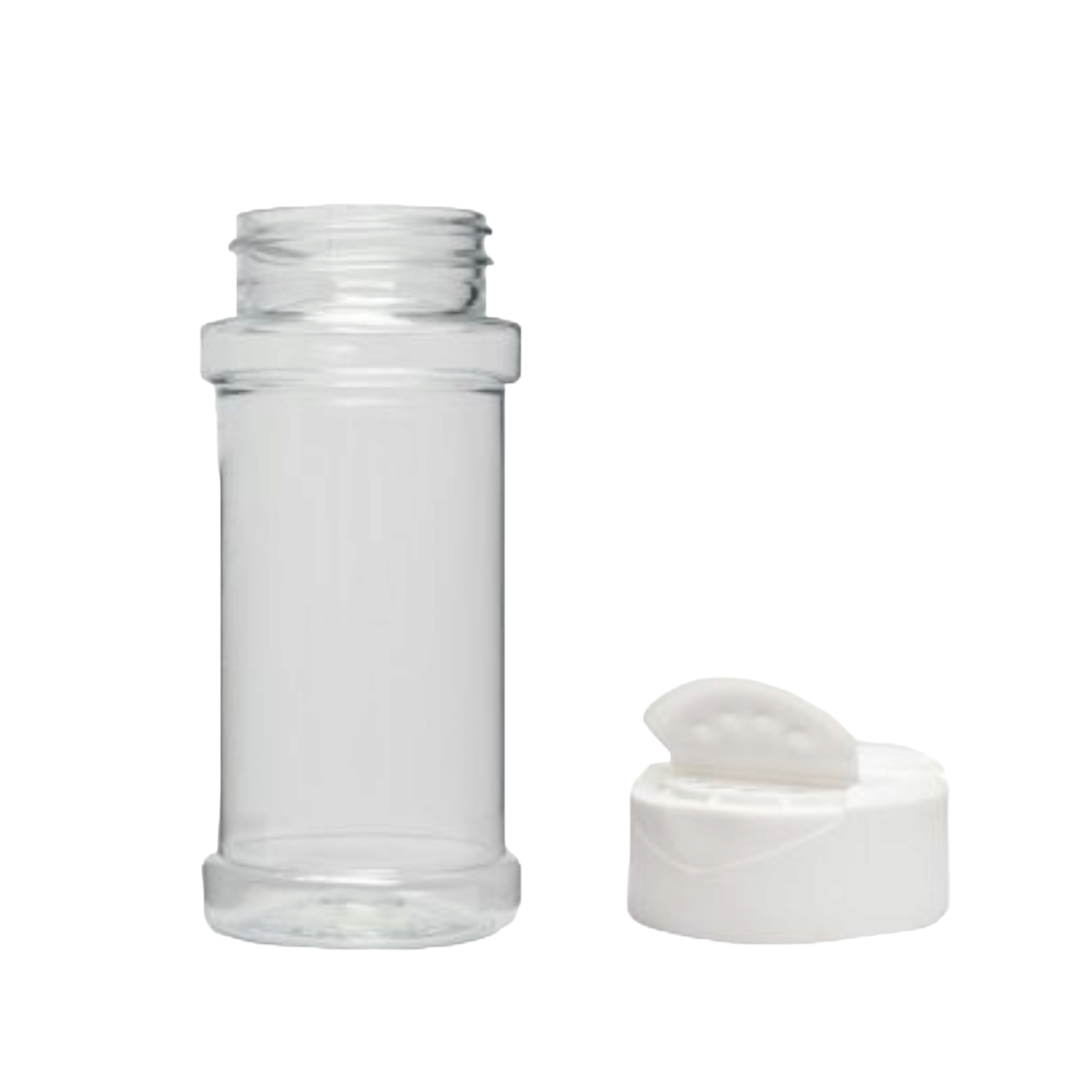 135ml Spice Shaker PET Bottle Plastic with Flip Cap