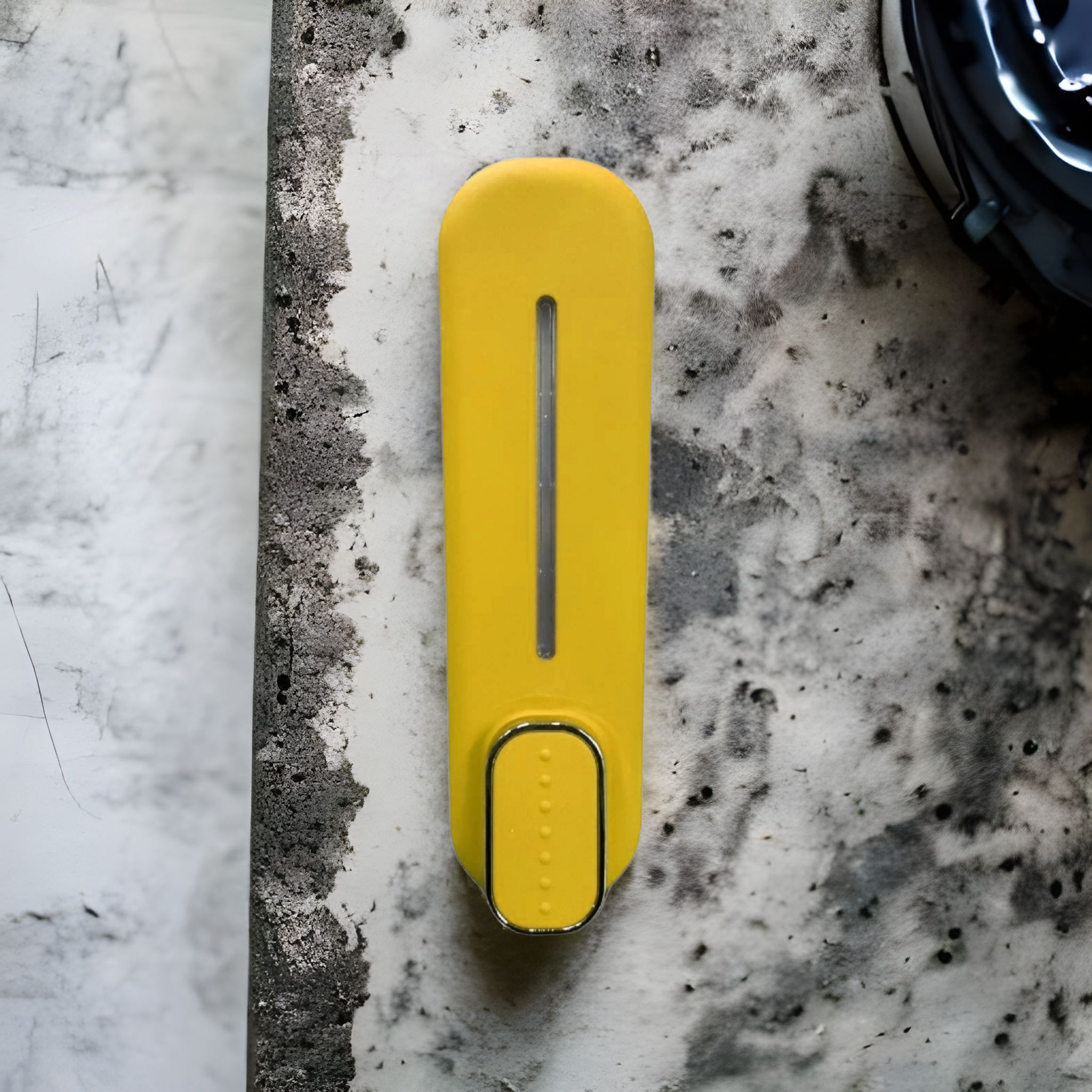 Liquid Hand Soap Dispenser Yellow Wall Mounted 044